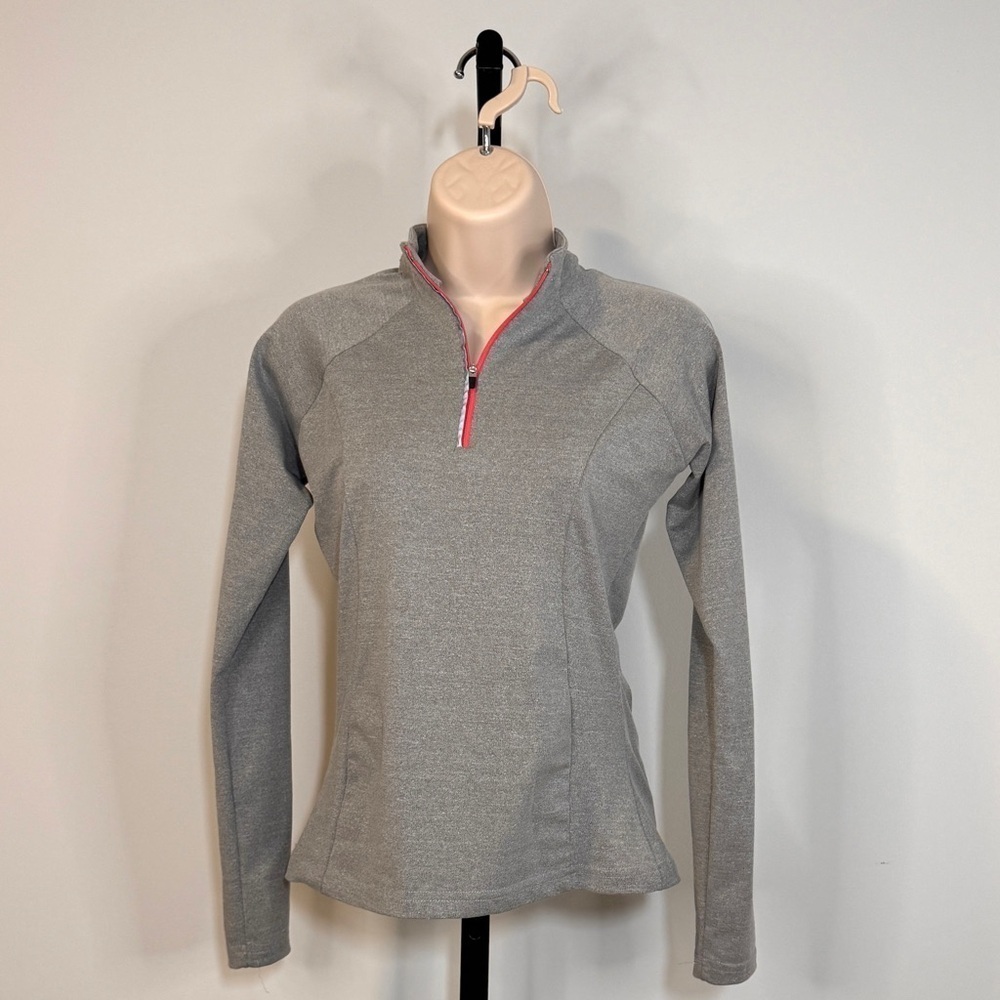 Aluna Active Grey Running Pullover Half Zip - Size Small